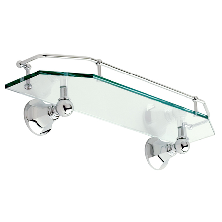 GINGER 24" Gallery Rail Shelf in Polished Chrome 635T-24/PC